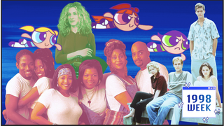 Sex, cities, sock puppets, superheroes, and short skirts: 24 hours of 1998 TV